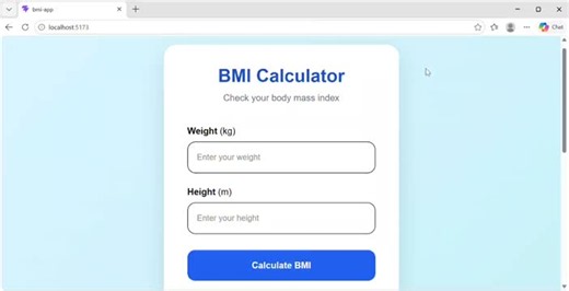 #reactjs #bmicalculator #frontenddevelopment #webdevelopment #javascript #reactprojects #learningjourney #coding | Rosna Byju