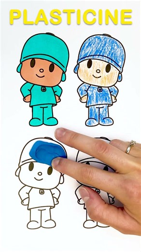 Can You Guess Different Styles of Drawing Pocoyo?