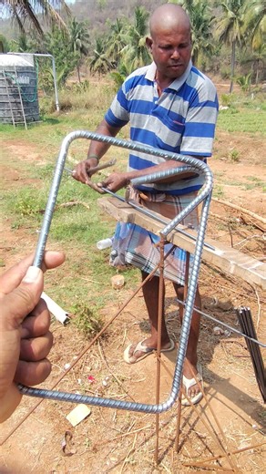 SIMPLE PROCESS TO MAKING COLUMN RING #construction #civilengineering #ring #column #reels