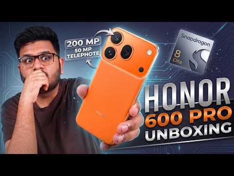 Honor 600 Pro Unboxing | 200 MP Camera ?