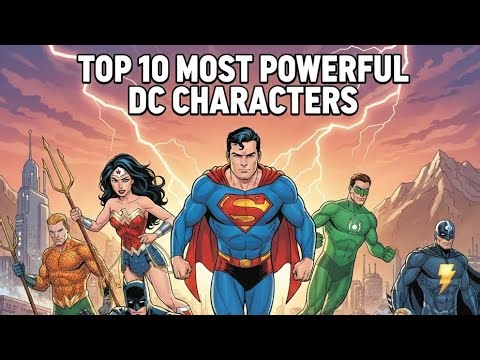 Top 10 Most Powerful DC Characters 
