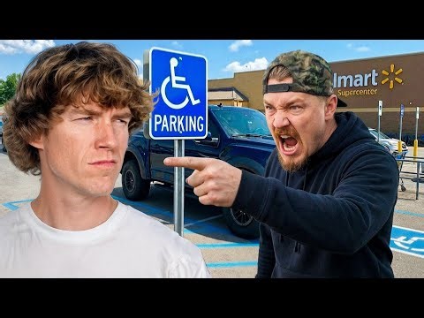 I Busted Him For Illegal Handicap Parking!