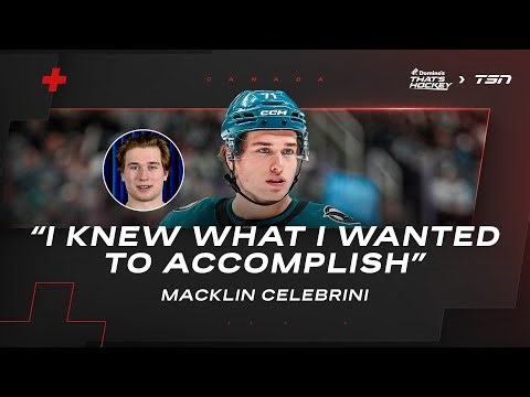 Celebrini talks evolution & earning Team Canada roster spot