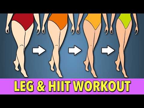 33-Min Leg & HIIT Workout to Ignite Weight Loss