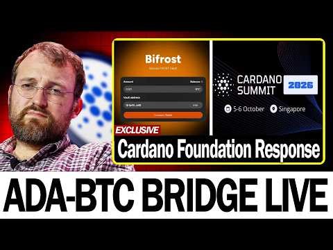 Bitcoin-Cardano Bridge Goes Live | Summit 2026 Update
