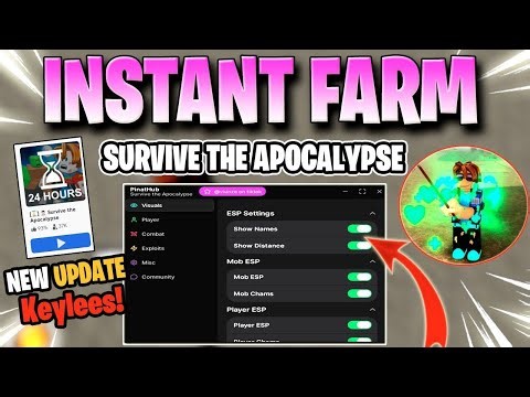 SURVIVE THE APOCALYPSE SCRIPT *NO KEY* AUTO PICKUP, AUTO FARM, AUTO COLLECT ITEMS ✅🥇