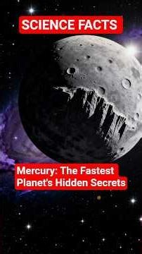 Mercury: The Fastest Planet's Hidden Secrets!#HM channel #shortsfeed#youtubeshorts#science #