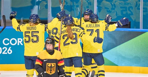 Sweden wins first 2026 Olympic women's hockey game