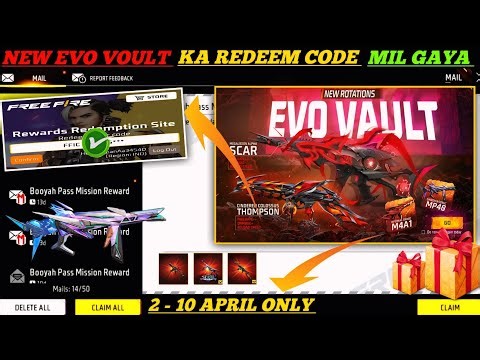 FREE FIRE REDEEM CODE TODAY 2 APRIL REDEEM CODE FREE FIRE | FF REDEEM CODE TODAY 2 APRIL