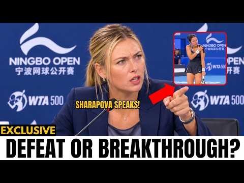 BOMBSHELL! Maria Sharapova SPEAKS OUT After Alex Eala’s Loss to Shnaider — The REAL Story!