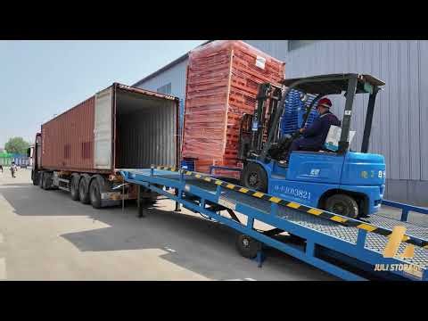 Professional Container Loading Process | Efficient Rack Shipment & On-Time Delivery