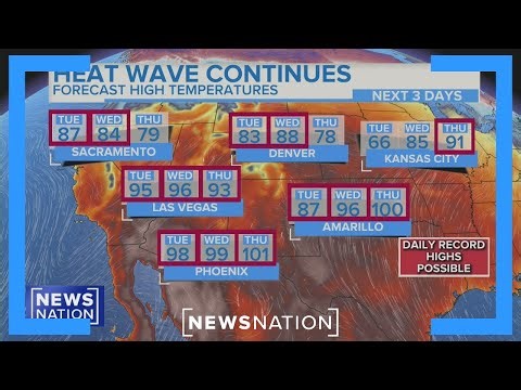 Record-breaking heat wave hits 14 states | NewsNation Live