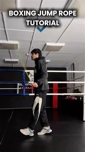 Boxing jump rope tutorial ✔️ #boxing #boxer #boxingcoach #boxingtraining #jumprope
