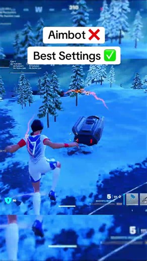 Best Aimbot Settings to hit every shot in Fortnite (PS5, PS4, XBOX, PC, SWITCH) ✅ #fortnite #shorts