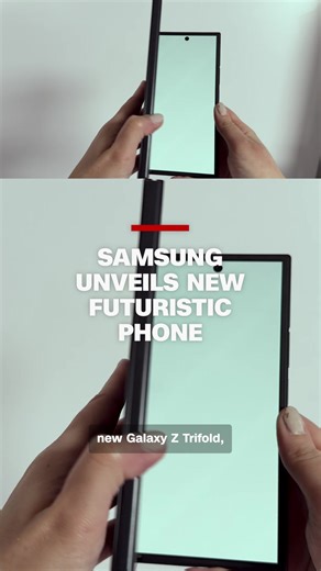 CNN's Lisa Eadicicco tries the new Samsung Galaxy Z Trifold, a phone that folds in two places, at the CES tech conference in Las Vegas ahead of its upcoming US release. #cnn #samsunggalaxyztrifold #ces
