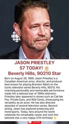 Happy 57th Birthday Jason Priestley! | Beverly Hills, 90210 Star. #shorts #hollywood