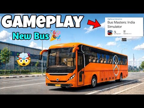 Bus Master India Simulator Beta Launch🎉 NEW Bus First Look🔥🤯