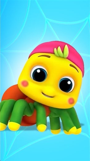 Incy Wincy Spider #shorts #nurseryrhymes #kidssongs #preschool #youtubekids #spidersong
