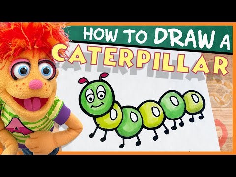 Teach Kids To Draw A Caterpillar - Artie's Show