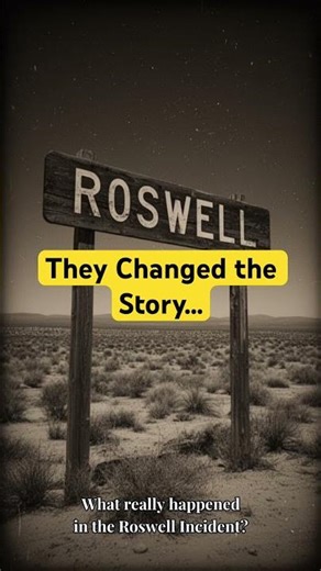 The Roswell Incident: They Changed the Story…