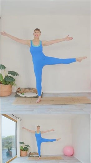 Get Stronger Standing Up with This Pilates Power Workout #girlwiththepilatesmat #energy