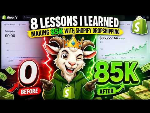 8 Lessons I Learned Making 85K With Shopify Dropshipping