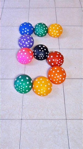 Number 5 Ten Water Color Balloon Popping Asmr Satisfying