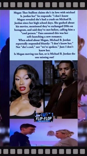 megan thee stallion & michael b. jordan spark dating rumors again 👀 #shorts #celebrity