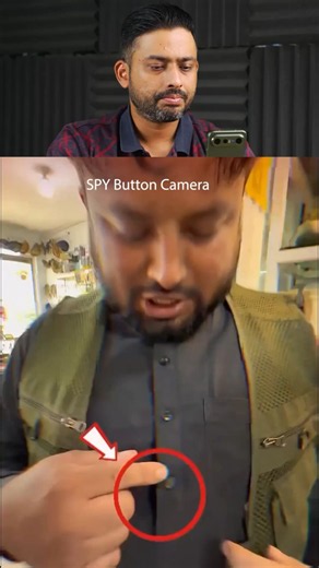 Smallest Spy Button Camera Real Life Test