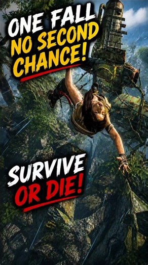 Lara Croft Has NO SECOND CHANCE! 😱🔥 | Tomb Raider #shorts #viral #tombraider