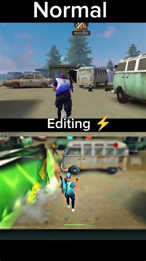 Normal vs Pro Editing 😱🔥 Free Fire