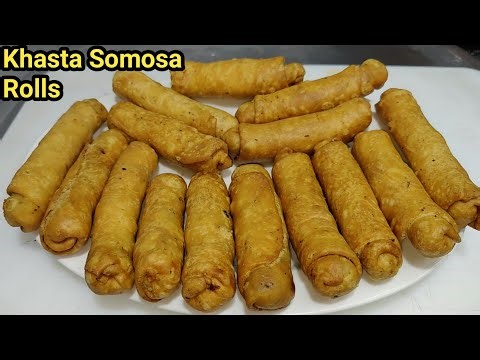 Aloo Matar Samosa Roll | क्रिस्पी आलू मटर समोसा रोल रेसिपी | Winter Special Snacks | Chef Ashok 