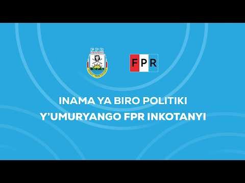 🔴LIVE: Ijambo rya Perezida Kagame akaba na Chairman wa FPR Inkotanyi mu Nama ya Biro Politiki