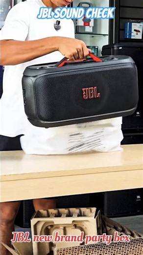 JBL new brand party box // JBL sound check ✔️ // #youtubeshorts #ytshortsindia #ytshorts #jblbass