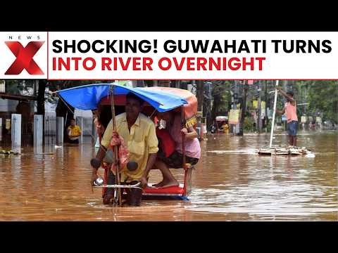 Rain Havoc In Guwahati Leaves Residents Struggling Through Flooded Roads | NewsX