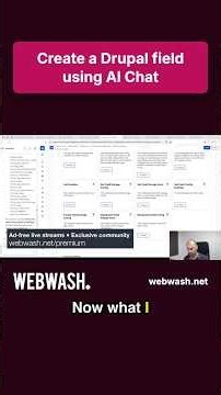 Create a Drupal field using AI Chat #shorts