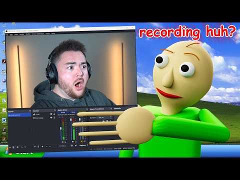 BALDI HACKED MY COMPUTER… (can he see im recording?)