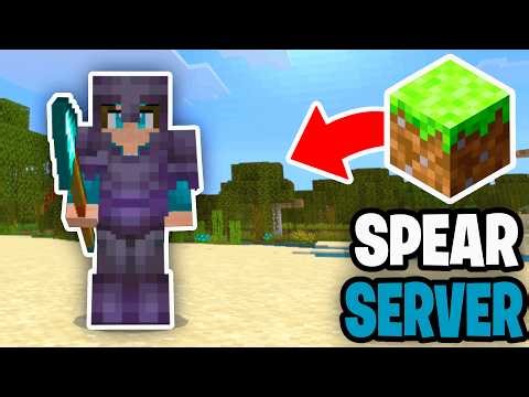 BEST Spear PVP Server For Minecraft! - Java & Bedrock