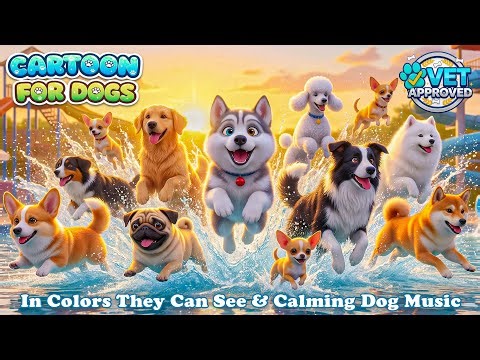 Dog Cartoon 2026: All-Day Anti-Boredom Videos for Dogs Home Alone 🐶 Dog TV & Relaxing Music for Dogs