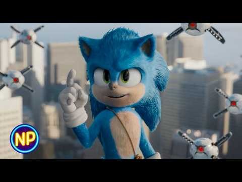 Robotnik Confronts Sonic on the Roof of the Transamerica Pyramid | Sonic The Hedgehog