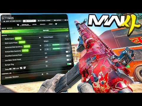 *NEW* BEST SETTINGS TO USE in MODERN WARFARE 4! (MW4 Best Controller, Graphics & PS5/XBOX Settings)