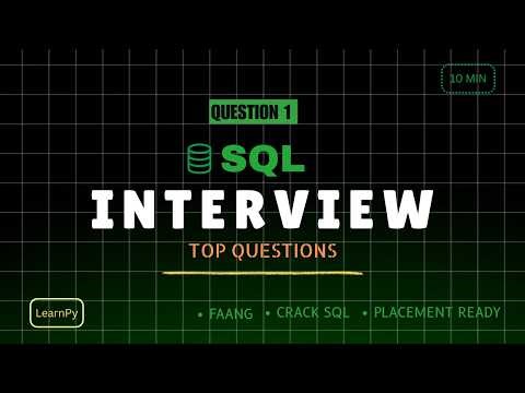 SQL Interview Question 🔥 Find 2nd Highest Salary (Most Asked!)