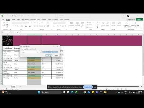 How to Color Code Status in Excel (Fast & Easy Tutorial)