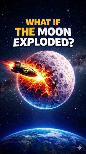 What If We Destroyed the Moon Tomorrow? 🌕 #whatif #astronomy
