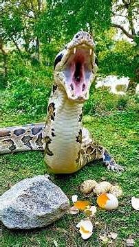 🐍 Python Eggs Cracked Open! What Was Inside? 😱 | Unreal VFX #shorts