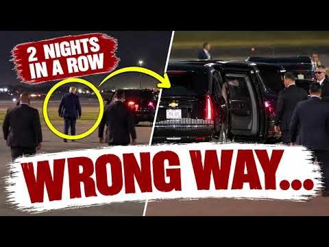 🚨 Video Shows Trump Walking Past His Limo After Georgia Rally as Agents Redirect Him, Second Night