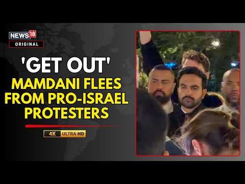 Mamdani Flees From October 7 Vigil As Pro-Israel Attendees Tell Him To 'Get The F**k Out' | N18G