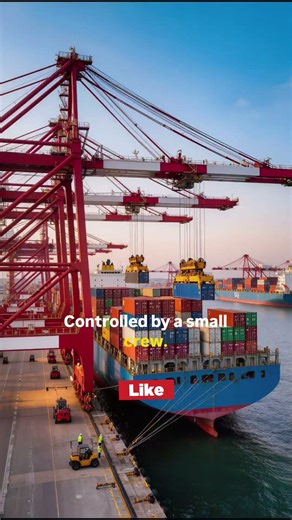 The Largest Container Ship #containership #megaship #shipping #ocean #maritime #cargo #logistics