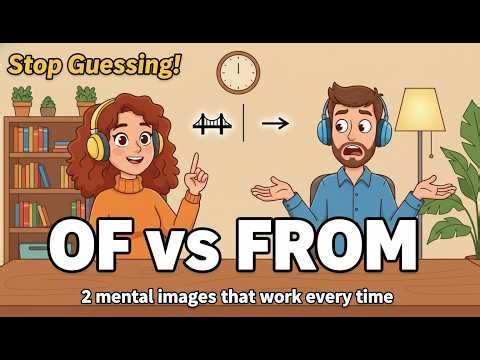 😰 "Of" vs "From" in English — Stop Guessing Forever! | English Glow Up