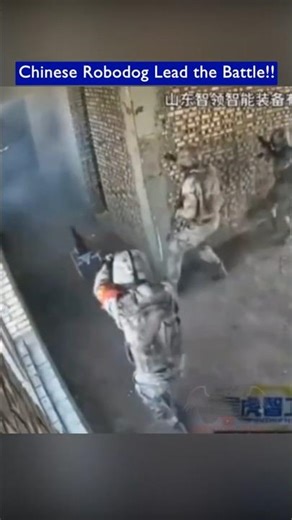Chinese Robodog Clears Rooms Before Soldiers Move In!!